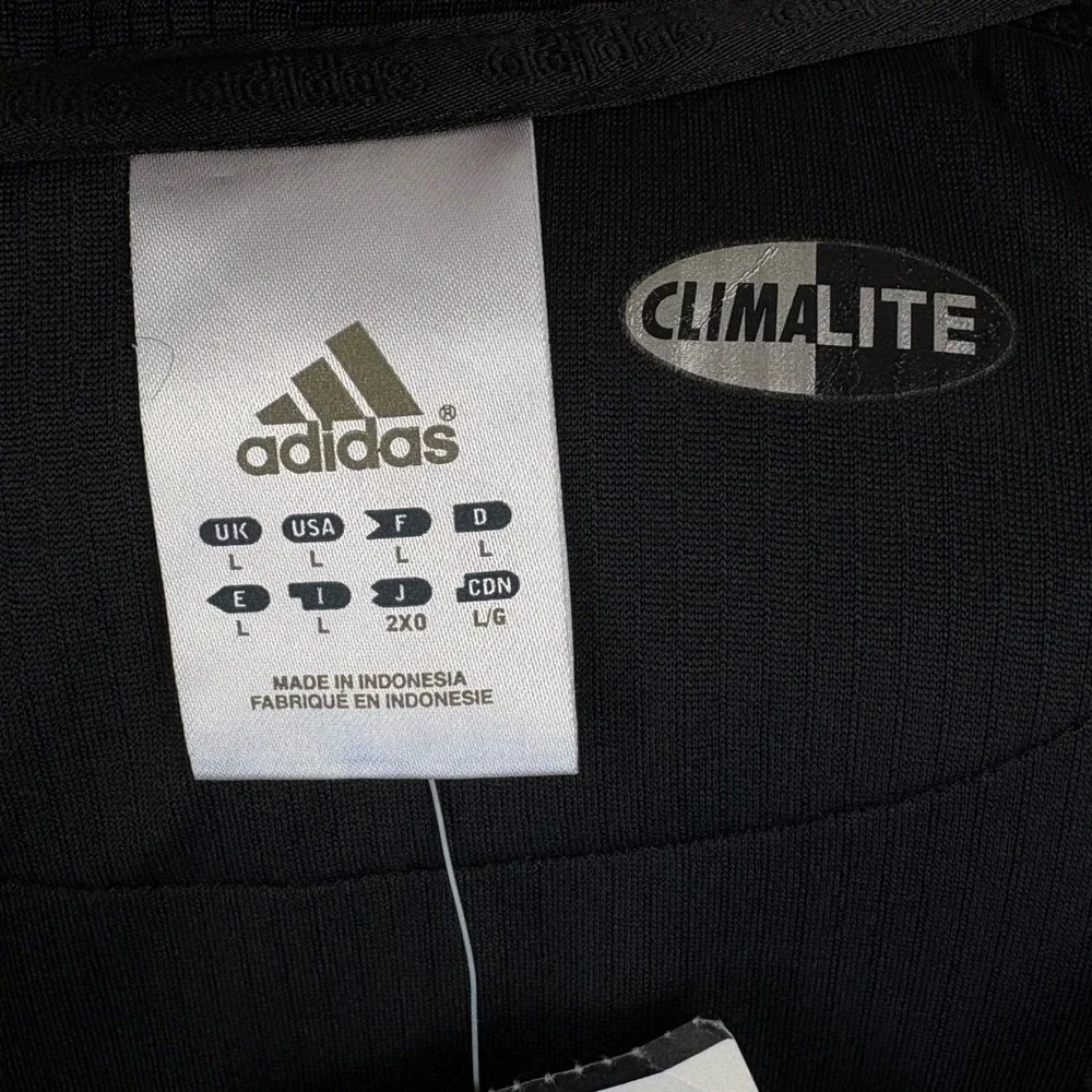Adidas Mens Climalite Louisville Basketball Full Button Down Polo Shirt Black Lg